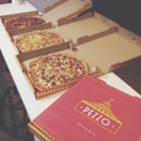 We had our tummies filled with yummies from @pezzopizzasg!