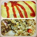 Fidah's #PattayaFriedRice & My #SeafoodFriedRice #Supper #igsg #sgig #foodporn #instagood