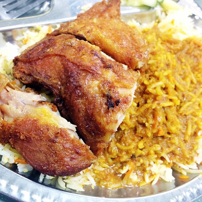 Nasi Briyani for today's lunch.