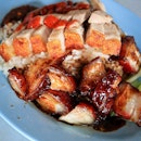 Fatty Char Siew and Crispy Roasted Pork Skin
