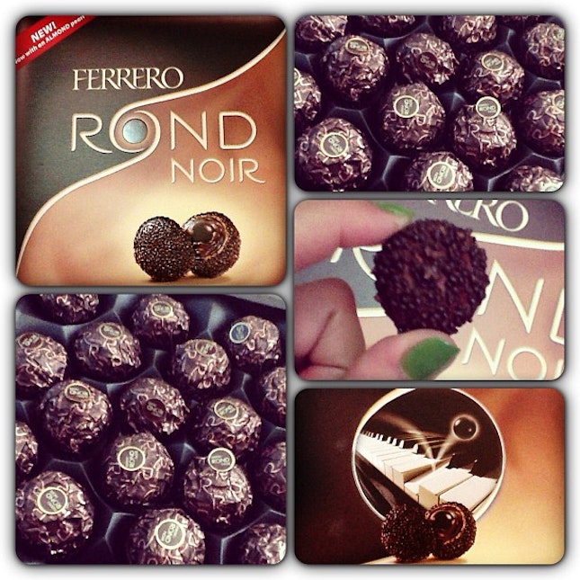 Ferrero Rondnoir Dark Chocolates w/ Almonds