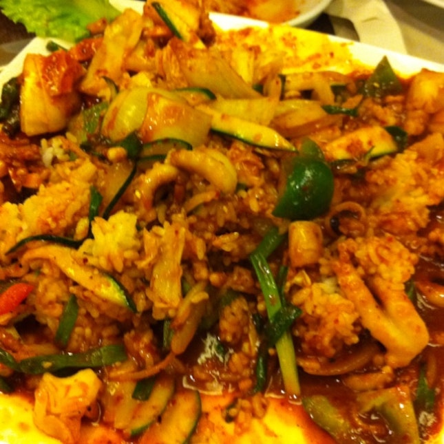 Spicy Octopus Rice