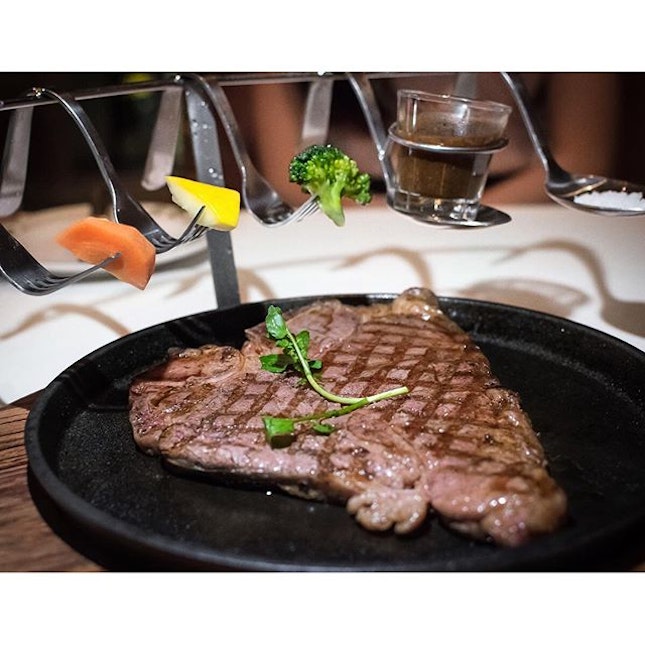 US Porterhouse Prime Black Angus Steak 380g ($98).