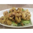 Fried Squid with Salted Egg!