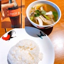 Tom Yam Clear Soup Set Meal ($7.90)