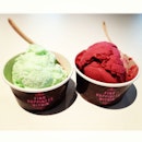 find happiness within ice cream 🍦 #mint #redvelvet #marbleslab #icecream #sweetooth #dessert