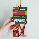 Lunch / Snack - Lotte Pepero Almond & Chocolate #Korean #snacking #pepero