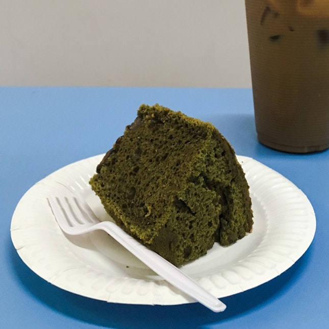 Matcha Azuki Cake