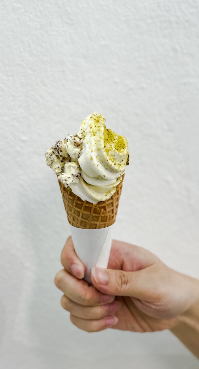The Mix, on a Danish Waffle Cone
