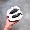 Black Sesame Paste Bun 黑芝麻包 [$1.50]
