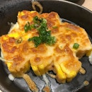Tamago Mentai Yaki 😋 - for tamago and mentai suckers like me ♥️ A delightful pairing of sweet omelette with pollock roe.