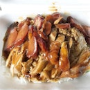 Char Siew and Roast Duck Rice from  Wong Chiew Restaurant after a run to Woodlands for some steamboat items.