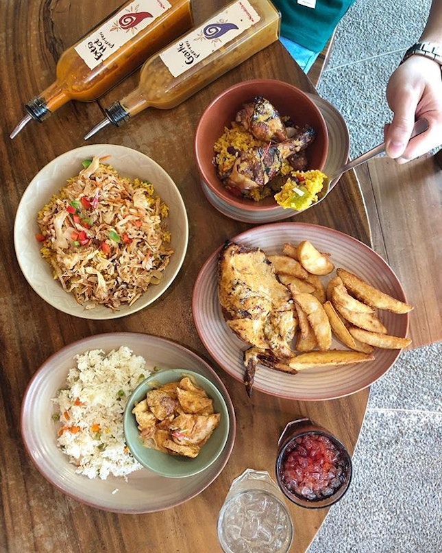 Tried the new Shiok lunch menu at @NandosSG which is reasonably priced between $8.90 -$12.90 including a Bottomless Soft Drink, available daily till 5pm including weekends.