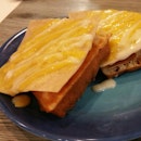 Savory Waffles - Ham & Cheese