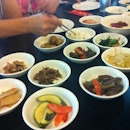 At my favorite Korean restaurant for lunch earlier on!