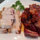 Double Combination, Roasted Pork Belly & Char Siew