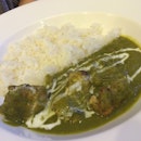 Green curry with butter rice and chocken tika #burpple #gocurry