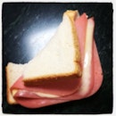 Double ham and cheese light toast for #breakfast!