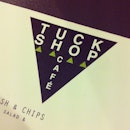 Lunch at #tuckshop with @phielovekame #logo #cafe #singapore #instamood #instagod #picoftheday
