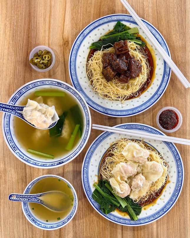 HK Wanton Noodle ($5), HK Braised Beef Brisket Noodle ($5.50) & HK Dumpling Soup ($5)