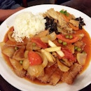 Hainanese Pork Chop Rice 
