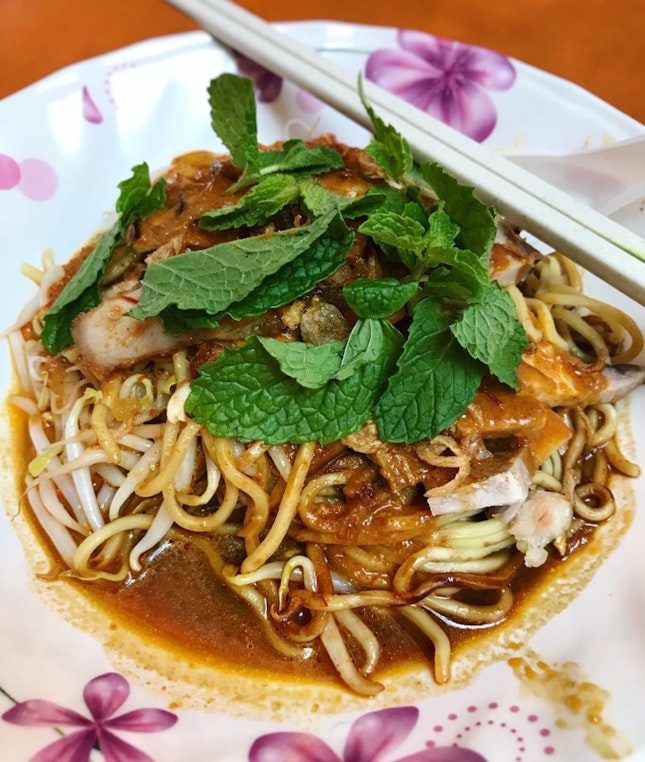 Ipoh Dry Curry Noodles ($4)