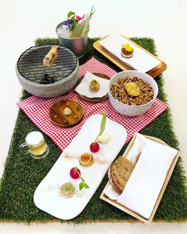 Enjoy A Picnic As The First Course In Their NEW Spring Summer Menu