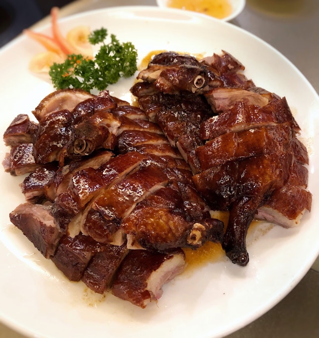 Not To Be Missed: The Plum Flavoured Roast Silverhill Duck (Price: $18++ / $68++ for the whole)