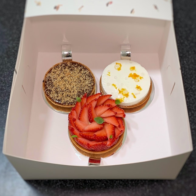 Exquisite Tarts From 3-MICHELIN Starred Odette Is Available For Takeaway ($38).