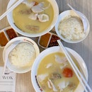 We Love The Toman Seafood Soup Here.
