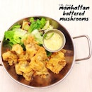 yesterday's #lunch at #malaysia #manhattanfishmarket battered #mushrooms