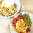 Gulao Meat w Long Beans Rice and Stir Fried Spring Onion Rice w Egg the other day.