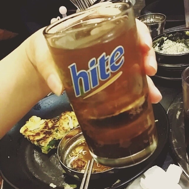 고진감래 (Gojingamlae) = Coke + Soju + Beer!!!