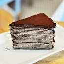 Chocolate Mille crepe.