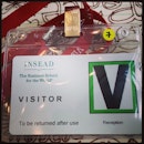 This time I made sure to get a Visitor's pass to get lunch #lunch #INSEAD #visitor #securityproblems
