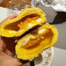 Pumpkin Taro Mochi Bun ($2.70)