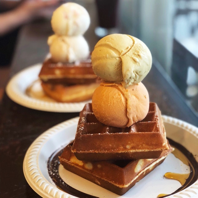 For 1-for-1 Ice Cream and Waffles to Hit The Spot