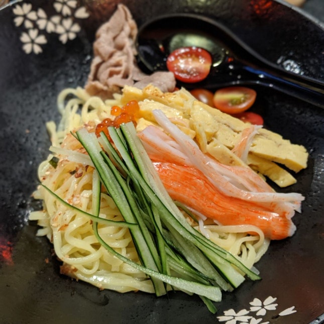 Cold Soba With Truffle Soy Sauce