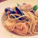 Spicy Seafood Pasta !