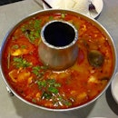 Red Tom Yam With Fish