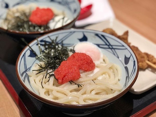 Udon with seasoned cod roe ($11.90)
⭐️ 3.5/5 ⭐️
🍴This dry udon is simple and wins in its simplicity but won’t suit those who prefer stronger and richer flavours; it left us wanting something more flavour-wise.