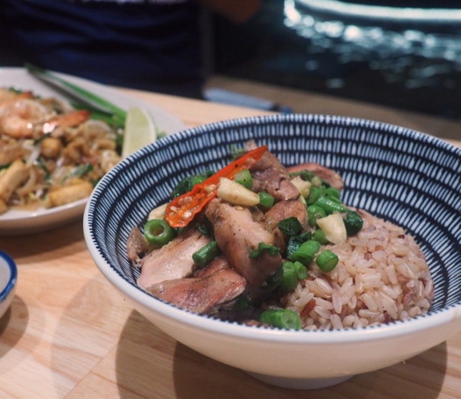 Grilled Chicken & Basil Rice Bowl ($10.5)