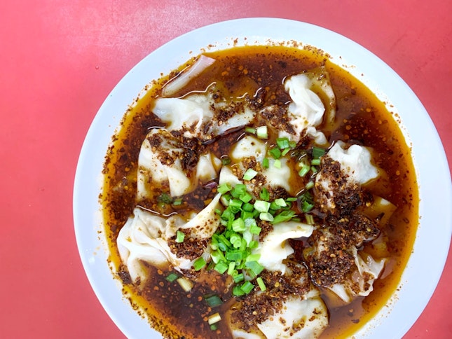 Sze Chuan Dumplings ($4.5)