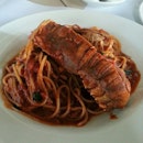 Spaghetti with slipper lobster *yums*