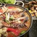 Korean seafood & porky bbq #foodkoma 
#takepicha #dinewithannna #livetoeat #kyungjookorean #midvalley #koreanbbq #foodspotting #burple #omnomnom