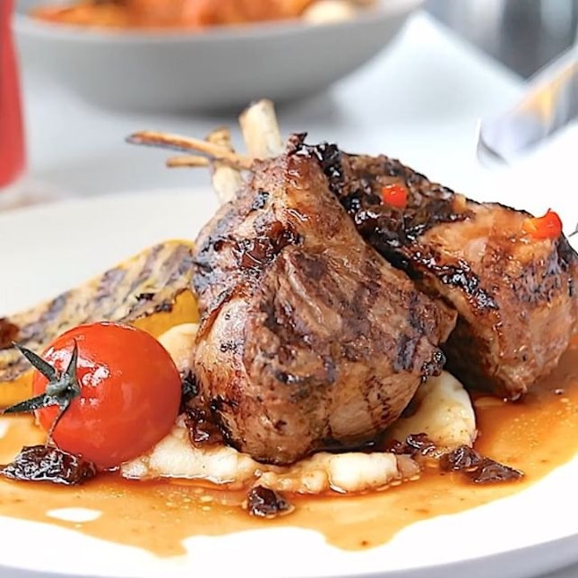 Rack of Lamb from the newly launched Arbora @onefabergroup 
A premium item in the menu, these charcoal-grilled lamb chops are sourced from Australia.