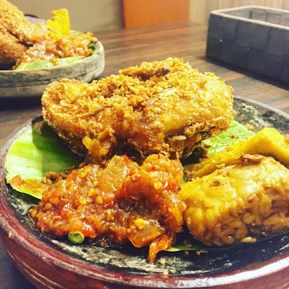 Ayam Penyet Pedas Indonesian Spicy Penyet Chicken Recipe Allrecipes