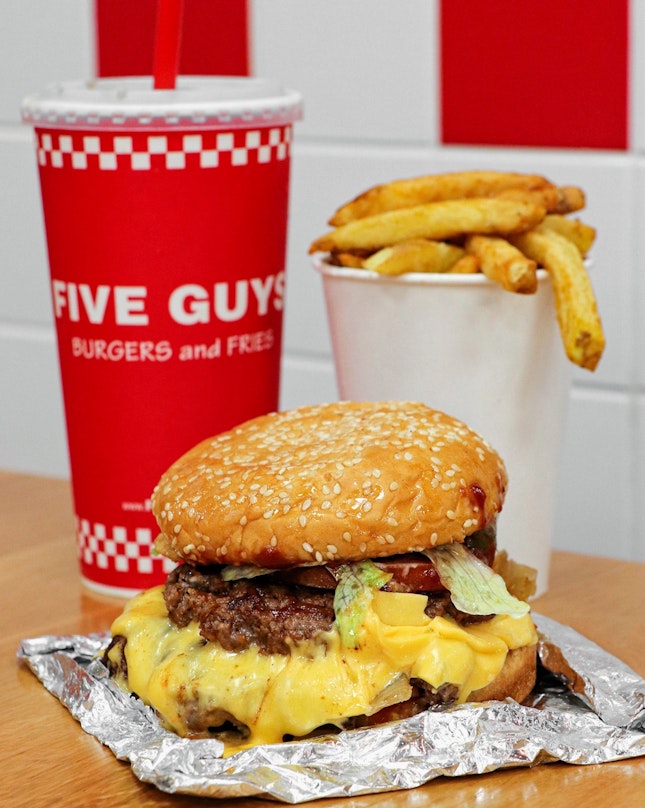 Five Guys is like a burger institution, simplicity at its best.