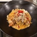Spicy Diablo Crab & Prawn Tagliolini