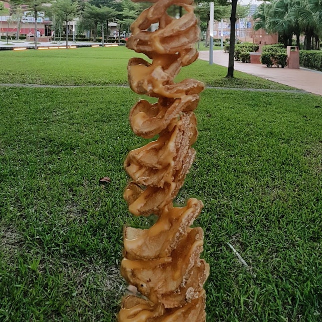 Fried Spiral Potato Sticks